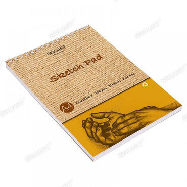 Bloco de Papel Sketch Pad Sinoart A4 com 35 Folhas