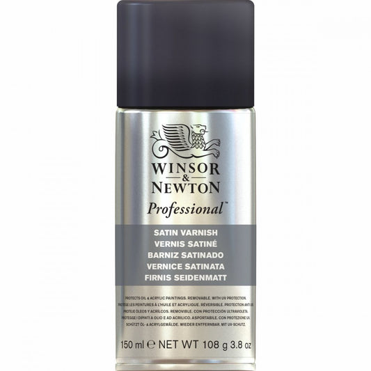 Verniz Spray Winsor & Newton Satinado 150ml