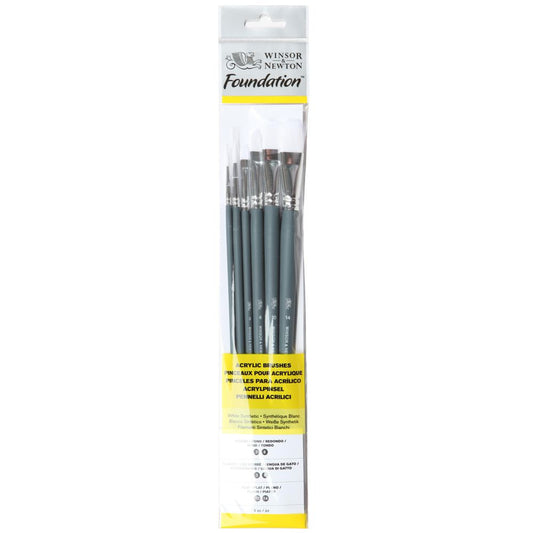 Kit Pincéis Winsor & Newton Foundation 6 Unidades 5295008