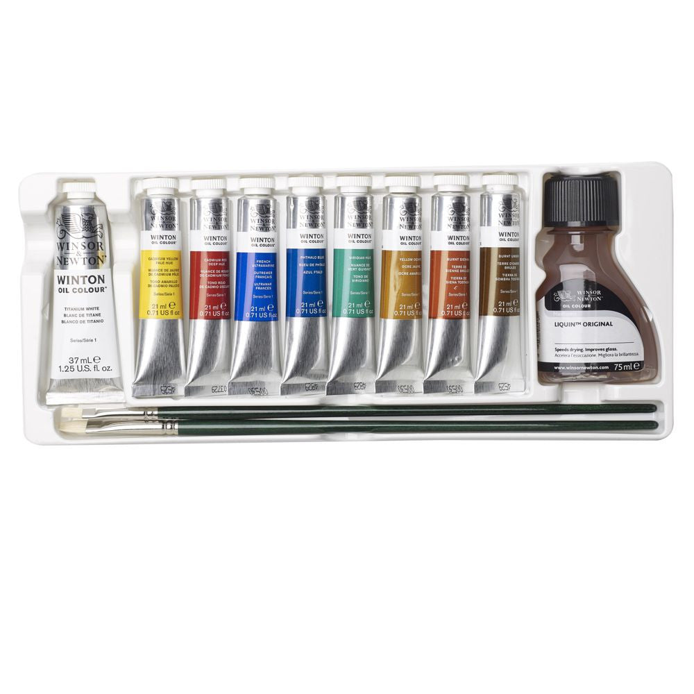 Estojo Tinta Óleo Winton Winsor & Newton 12 Peças