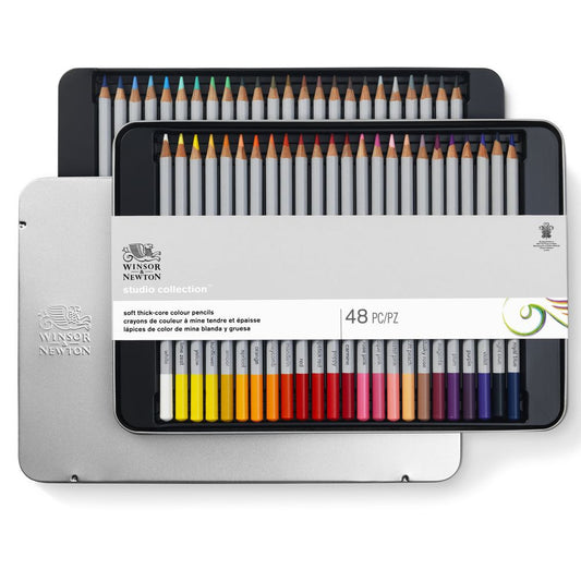 Lápis de Cor Winsor & Newton Studio Collection 48 Cores
