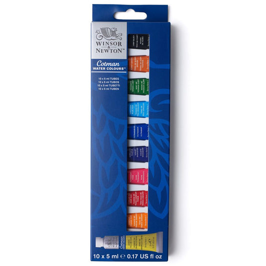Tinta Aquarela Winsor & Newton Cotman 10 Cores