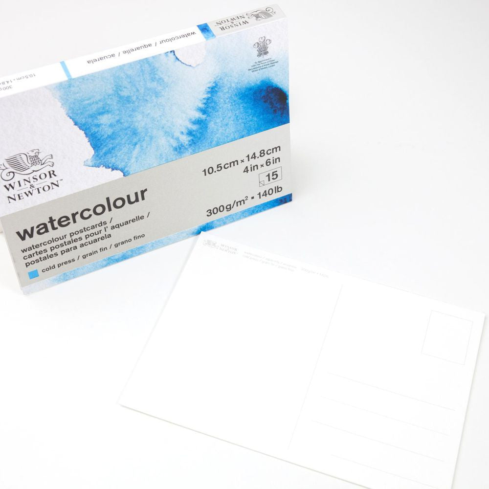 Cartão Postal Para Aquarela Winsor & Newton 10,5x14,8cm 15 Folhas
