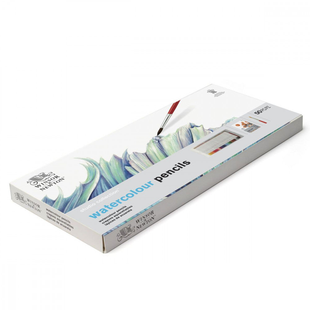 Estojo Lápis Aquarela Studio Collection Winsor & Newton 50 Peças