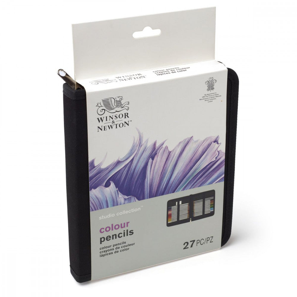 Estojo Lápis de Cor Studio Collection Winsor & Newton 27 Peças