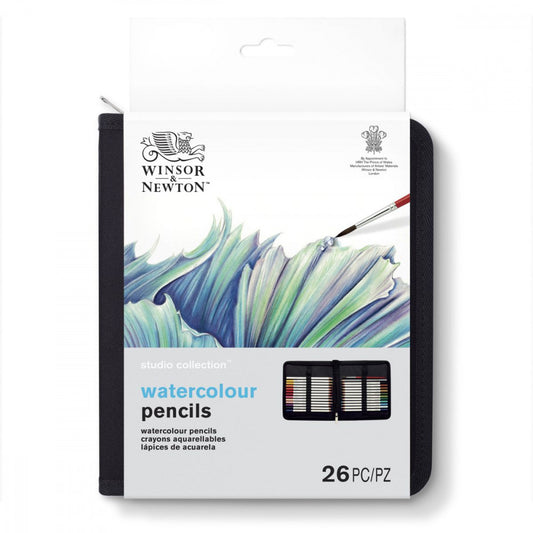 Estojo Lápis Aquarela Studio Collection Winsor & Newton 26 Peças