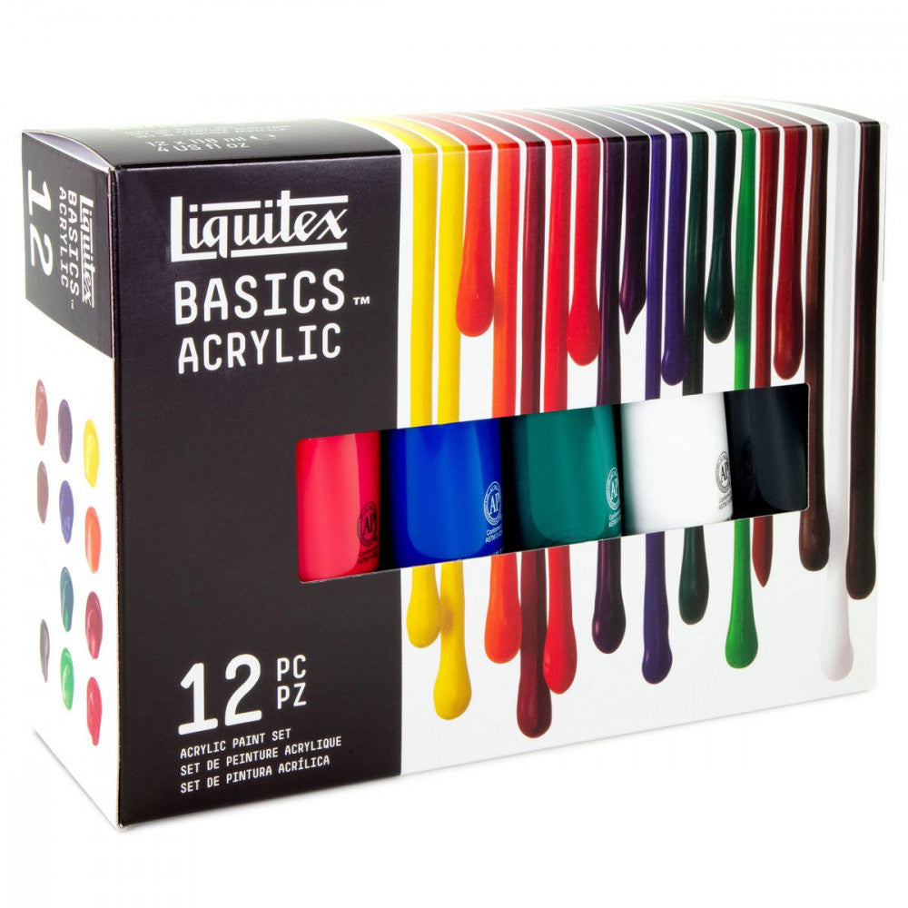 Tinta Acrílica Liquitex Basics 118ml 12 Cores