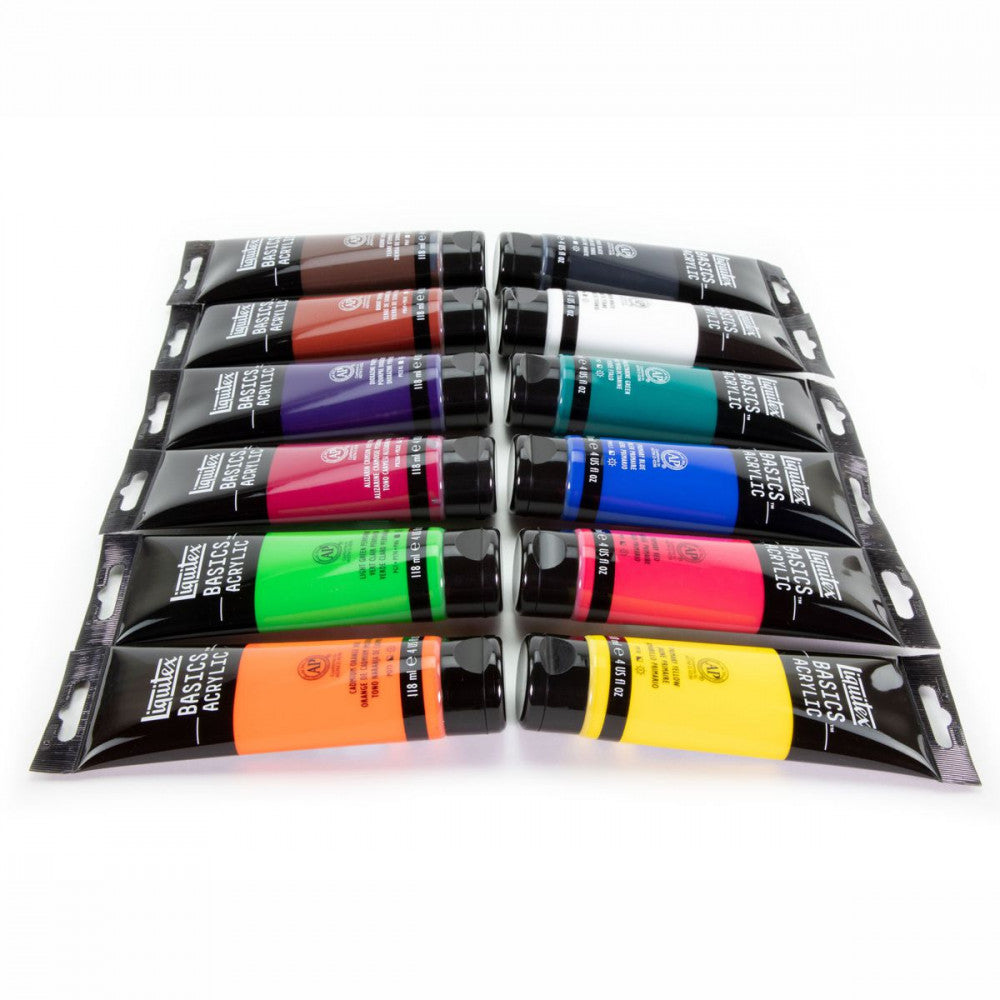Tinta Acrílica Liquitex Basics 118ml 12 Cores