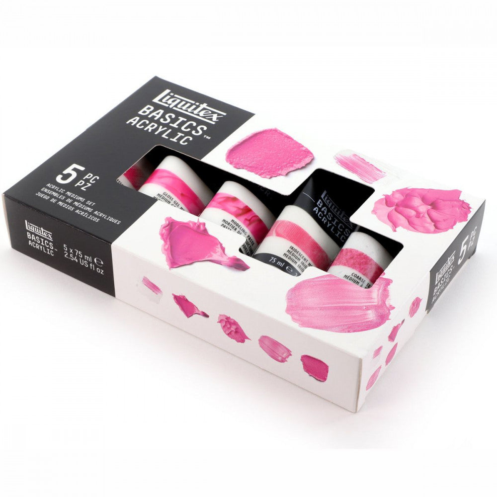 Estojo Aditivos Liquitex Para Tinta Acrílica 5 Unidades
