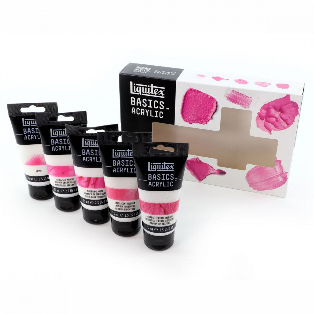 Estojo Aditivos Liquitex Para Tinta Acrílica 5 Unidades