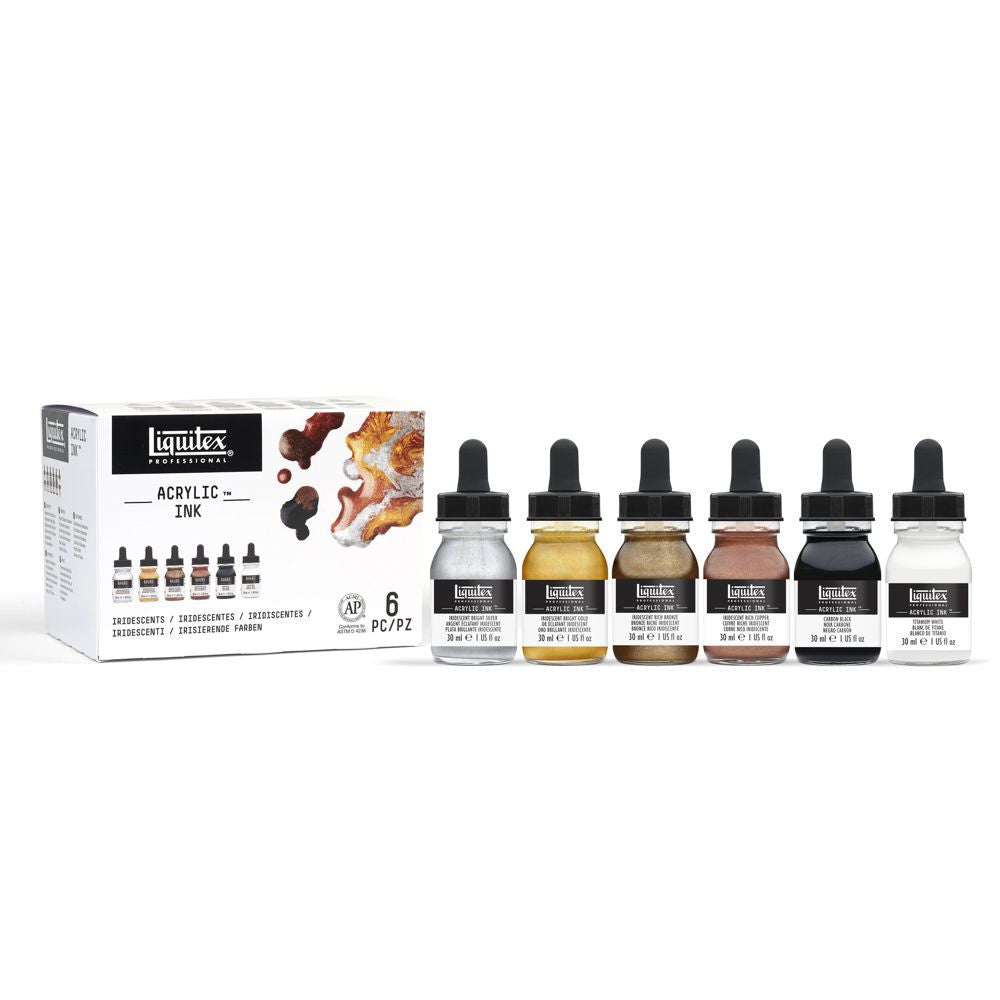 Tinta Acrílica Líquida Liquitex 30ml 06 Cores Metálicas