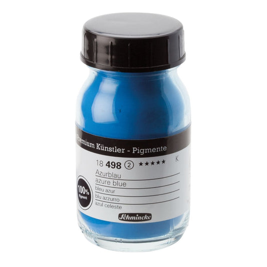 Pigmento em Pó Schmincke 100ml S2 498 Azure Blue