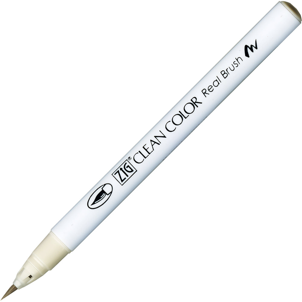 Caneta Pincel Kuretake Zig Clean Color Real Brush Warm Gray 1 900