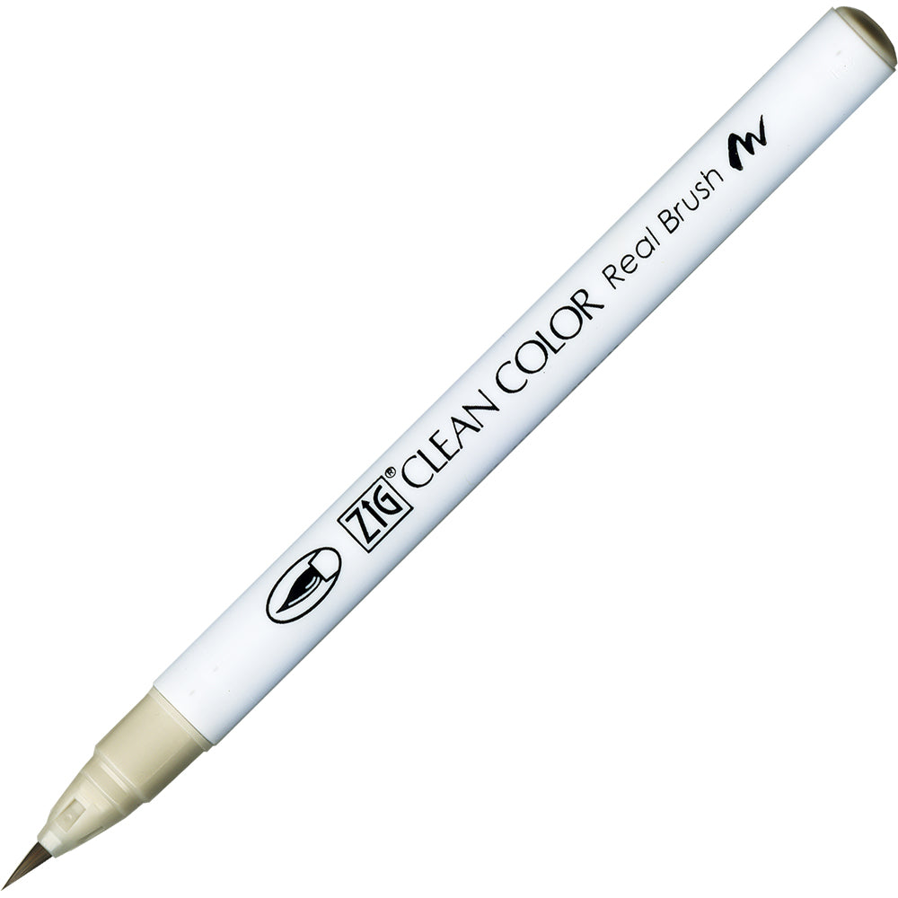 Caneta Pincel Kuretake Zig Clean Color Real Brush Warm Gray 2 901