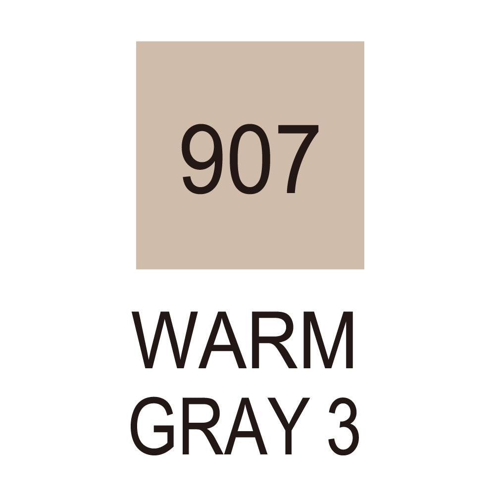 Caneta Pincel Kuretake Zig Clean Color Real Brush Warm Gray 3 907
