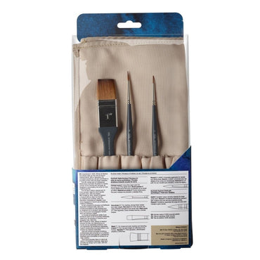 Kit Pincéis Winsor & Newton Profissional Sintéticos C/8 E Porta Pincel