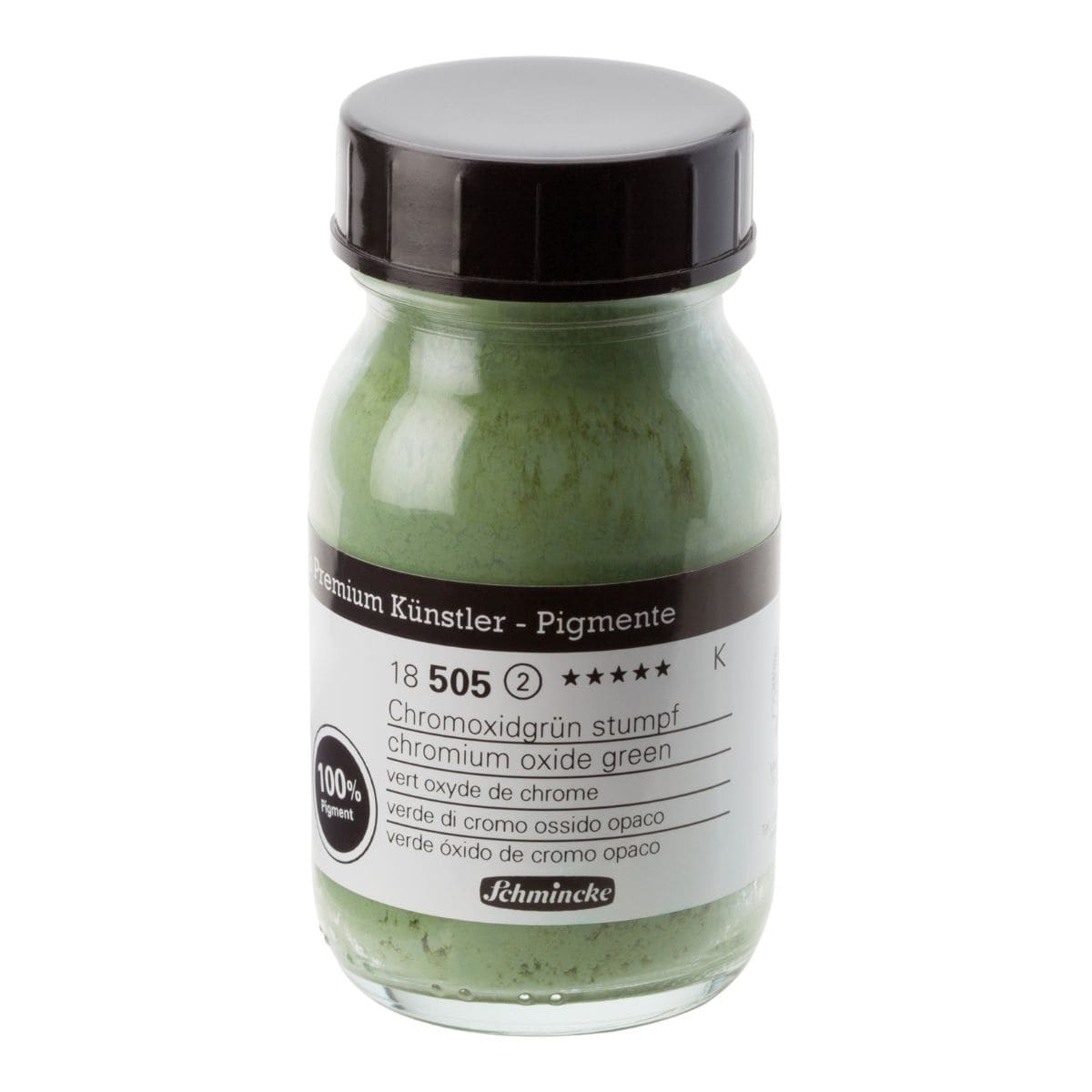Pigmento em Pó Schmincke 100ml S2 505 Chromium Oxide Green