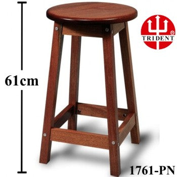 Banco de Madeira Para Mesa de Desenho Trident 61cm BCO61 AM