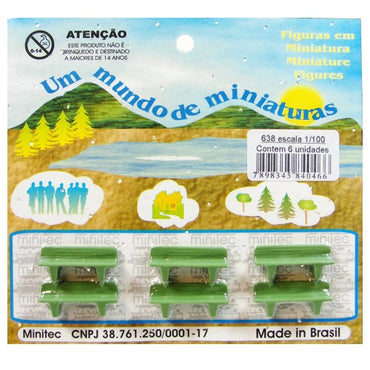 Miniatura de Banco 1/100 638 Minitec 06 Peças