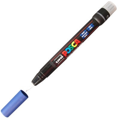 Caneta Posca Ponta de Pincel PC-F350 Azul