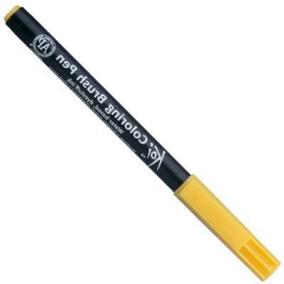 Caneta Ponta de Pincel Koi Sakura 004 Deep Yellow
