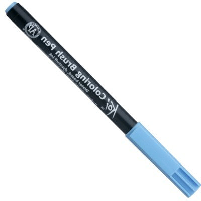 Caneta Ponta de Pincel Koi Sakura 137 Aqua Blue