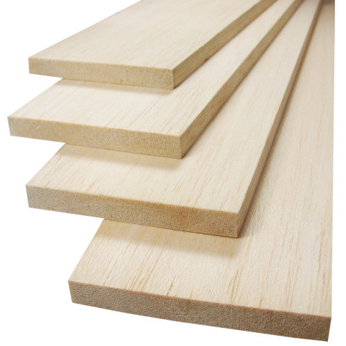 Chapa Balsa Equatoriana 1,5x100x930mm AAAA