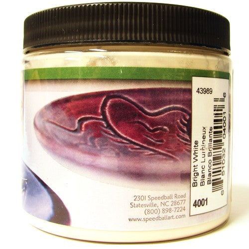 Esmalte Alta Temperatura Speedball 4001 Bright White 450ml