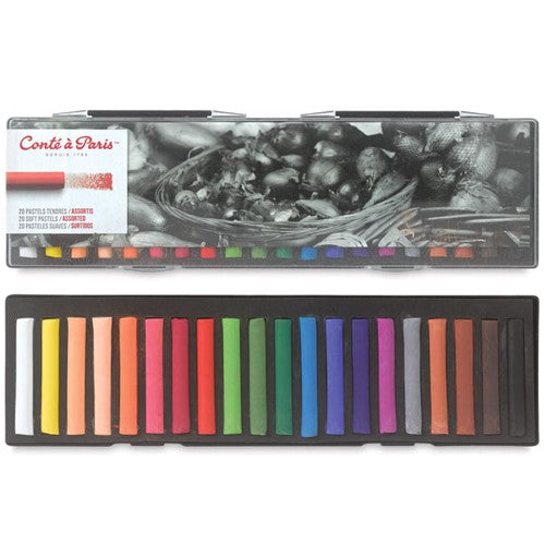 Pastel Seco Conté à Paris Soft 20 Cores