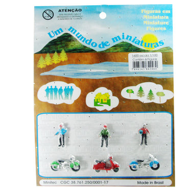 Figuras Para Maquetes 1/100 1600 Minitec 06 Peças