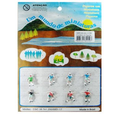 Figuras Para Maquetes 1/100 1604 Minitec 08 Peças