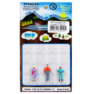 Figuras Para Maquetes 1/75 2267 Minitec 03 Peças