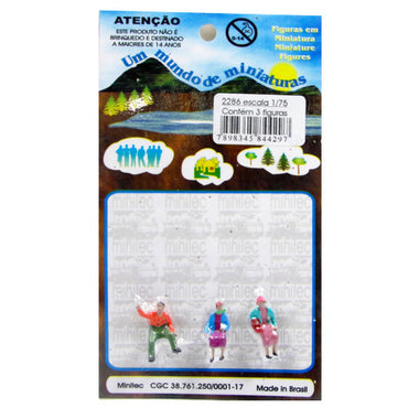 Figuras Para Maquetes 1/75 2286 Minitec 03 Peças