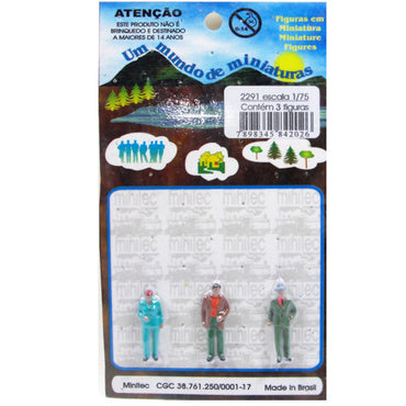 Figuras Para Maquetes 1/75 2291 Minitec 03 Peças