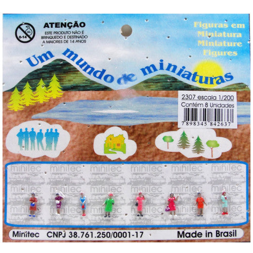 Figuras Para Maquetes 1/200 2307 Minitec 08 Peças