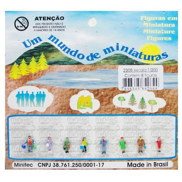 Figuras Para Maquetes 1/200 2308 Minitec 08 Peças