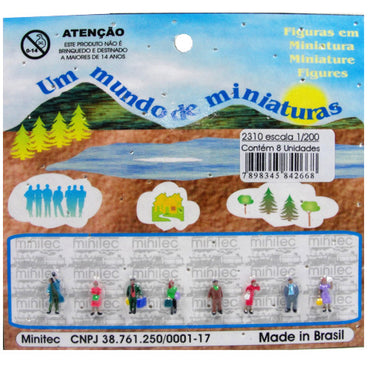 Figuras Para Maquetes 1/200 2310 Minitec 08 Peças