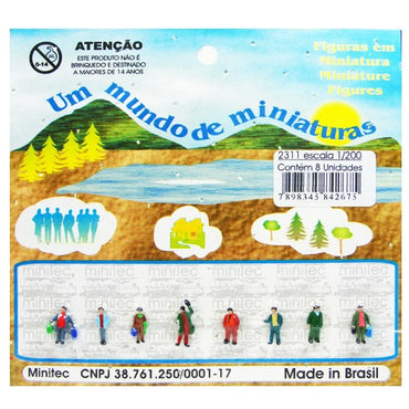 Figuras Para Maquetes 1/200 2311 Minitec 08 Peças