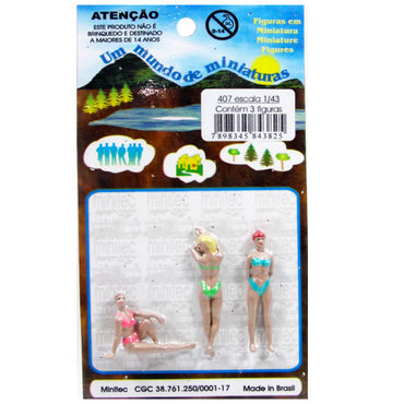 Figuras Para Maquetes 1/43 407 Minitec 03 Peças