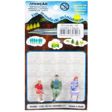 Figuras Para Maquetes 1/43 424 Minitec 03 Peças