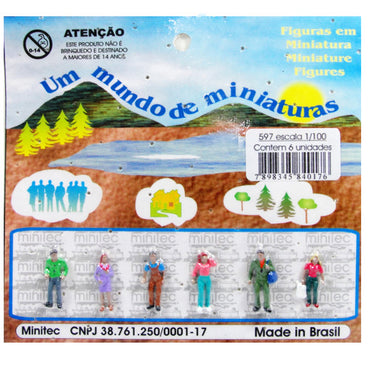 Figuras Para Maquetes 1/100 597 Minitec 06 Peças