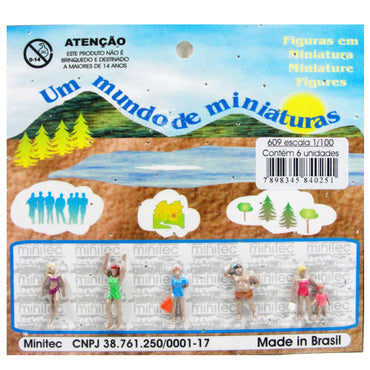 Figuras Para Maquetes 1/100 609 Minitec 06 Peças