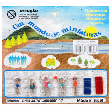 Figuras Para Maquetes 1/100 614 Minitec 07 Peças