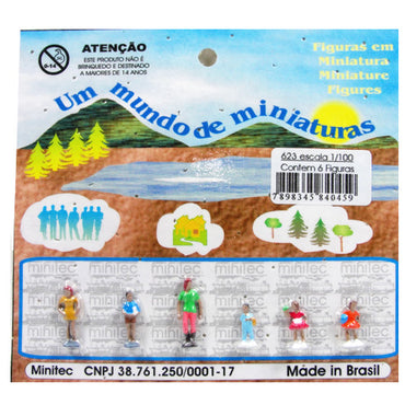Figuras Para Maquetes 1/100 623 Minitec 06 Peças