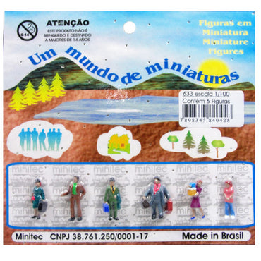 Figuras Para Maquetes 1/100 633 Minitec 06 Peças