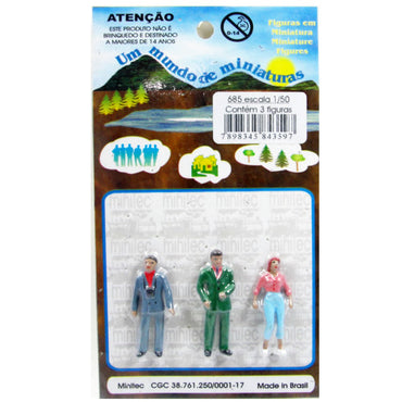 Figuras Para Maquetes 1/50 685 Minitec 03 Peças