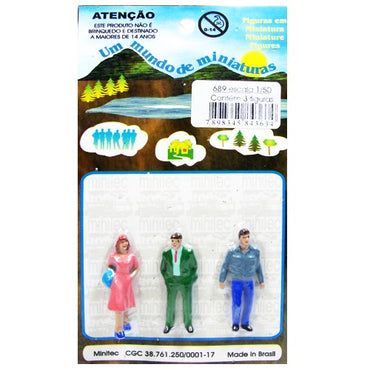 Figuras Para Maquetes 1/50 689 Minitec 03 Peças