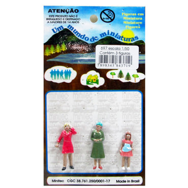 Figuras Para Maquetes 1/50 697 Minitec 03 Peças