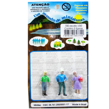 Figuras Para Maquetes 1/50 700 Minitec 03 Peças