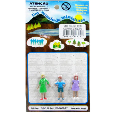 Figuras Para Maquetes 1/50 701 Minitec 03 Peças